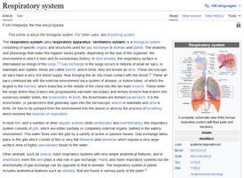 Respiratory system Wikipedia